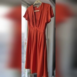 Burnt orange Storee dress